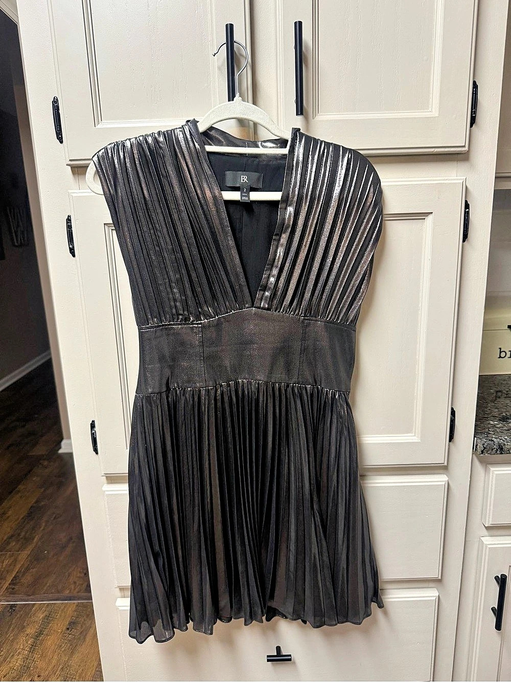 Banana Republic Cici Metallic Mini Dress